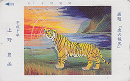 TC Japon / 110-196692 - Zodiaque Chinois - ANIMAL TIGRE - YEAR OF THE TIGER & Sunset Horoscope Japan Phonecard - 852 - Zodiaque