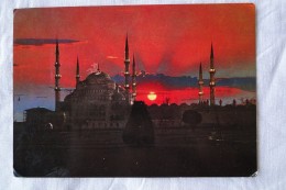 Turkey Istanbul Sunset Behind Ot The Blue Mosque   A 109 - Turkey