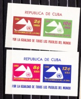 CUBA BLOC N° 19 / 20  NEUF** LUXE  SANS CHARNIERE / MNH   NON DENTELER - Blocs-feuillets