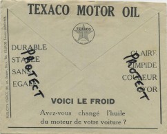 Old Envelope With Publicité 1932 : TEXACO Motor Oil - Omslagen