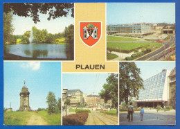 Deutschland; Plauen; Multibildkarte Mit Otto Grotewohl Platz - Plauen