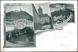 2984 - Alte Litho Ansichtskarte - Gruss Von Der Leuchtenburg  - Gel 1899 - Kahla