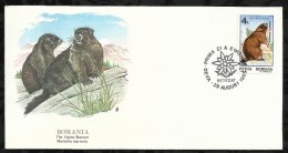 PROTECTION DE LA FAUNE ET DE LA FLORE . LA MARMOTE  . 29  AOÛT 1985 . RETEZAT . - FDC