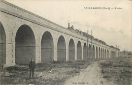 30 - GARD - Gallargues - Viaduc - Chemin De Fer - Train - Gallargues-le-Montueux