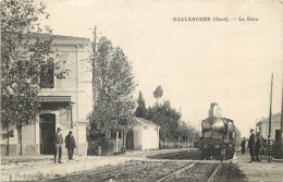 30 - GARD - Gallargues - Gare - Chemin De Fer - Train - Gallargues-le-Montueux