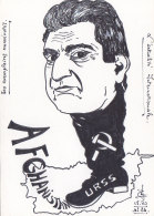 Illustrateurs - Lardie - Caricature Histoire Communisme  Babrak Karmal Afghanistan - Dessin Original - Tirage Limité - Lardie