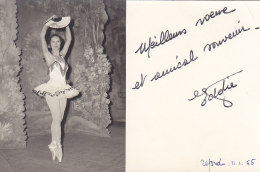 Spectacle - Danse - Photographie Danseuse  Classique Eventail - 1966 - Danse