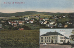 AK Börnichen Gasthof Bei Grünhainichen Zschopau Wünschendorf Lengefeld Flöha Waldkirchen Leubsdorf Augustusburg Pockau - Lengefeld