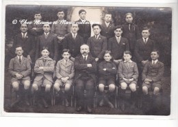 PHOTO DE CLASSE - ECOLE DE GARCONS - CARTE PHOTO - Scuole