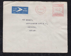 Sudan 1956 Meter Airmail Cover KHARTOUM To Netherlands - Sudan (1954-...)