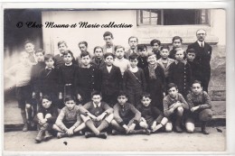 1936 - PHOTO DE CLASSE - ECOLE DE GARCONS - CARTE PHOTO - Scuole