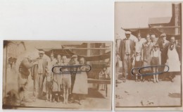 2 Cartes Photo Auvelais Sur Le Marché - Sambreville