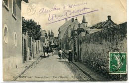 CPA 95  MONTIGNY RUE D HERBLAY - Montigny Les Cormeilles