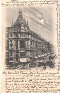 Gruss Aus Berlin-1900-Leipziger Strasse-Ecke Friedrichstrasse-Strassenbahn-Tram-Tramway-Cafe Equitable (Kerkad)-R.Wolf - Friedrichshain