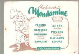 Buvard Avec Les Produits Mondamine C'est Toujours Réussi - Sucreries & Gâteaux