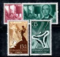 XP125 - FERNANDO POO , Yvert N. 180/183 ***  MNH . - Fernando Po