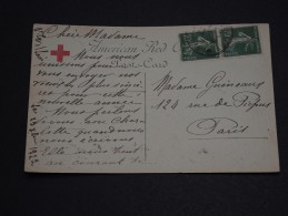 FRANCE - Carte Postale De La Croix Rouge Américaine Voyagée En 1922 - A Voir - L 174 - Red Cross