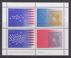 Ireland 1976 US Bicentennial M/s ** Mnh (30593D) - Blokken & Velletjes