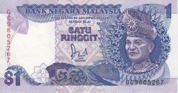 BILLETE DE MALASIA DE 1 RINNGIT DEL AÑO 1989 (BANKNOTE) - Malasia