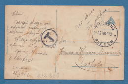 212550 / 1918 - POSTAGE DUE  PLEVEN - GABROVO , Bulgaria Bulgarie , Art ?? MOTHER  Nursing Breastfeeding BABY - Timbres-taxe