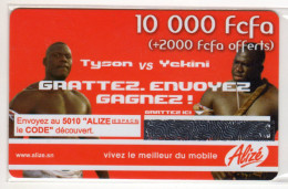 SENEGAL RECHARGE SONATEL ALIZE 10 000 FCFA BOXE TYSON Vs YEKINI - Sénégal