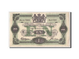 Billet, Suède, 1 Krona, 1920, Undated, KM:32g, SPL - Schweden