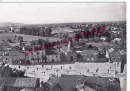 87 - NANTIAT - LA PLACE  VUE AERIENNE - EGILE- POSTE- SALLE COMMUNALE -HOTEL DE FRANCE - Nantiat