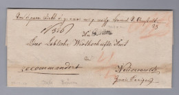 Tschech Heimat BRÜNN Handschriftsstempel 1827-12-24 Vorphila Brief Nach Neuserowitz - ...-1918 Voorfilatelie