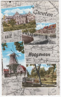 Groeten Uit Hoogeveen - O.a. Molen De Zwaluw, Melktransport - Landkaart  - (Holland) - Hoogeveen