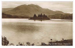 RB 1099 - Real Photo Postcard - Loch Achray & Ben Venue - Stirlingshire Scotland - Stirlingshire
