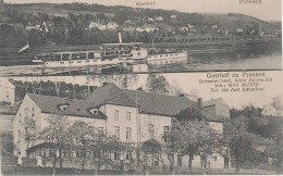 AK Prossen Gasthof Dampfer König Albert Bei Rathmannsdorf Porschdorf Waltersdorf Schandau Königstein Sächsische Schweiz - Rathmannsdorf (Sachsen)