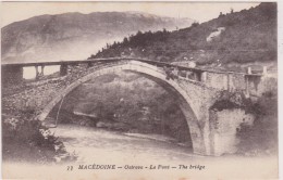 Grèce,greece,grecia,griechenland,Macédoine  Centrale,OSTROVO EN 1914,lac Vegoritida,le Pont,the Bridge - Griekenland