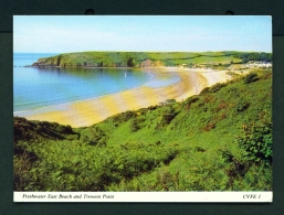WALES  -  Trewent Point And Freshwater East Beach  Used Postcard - Pembrokeshire