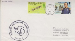 British Antarctic Territory 1989 Halley Cover Ca 1 Ja 89 Halley (30609) - Cartas & Documentos