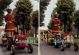 59 - Les Géants De Cambrai "martin Et Martine" Avec Un Tracteur Agricole. - (voir Scan). - Cambrai