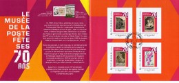 France 2016.Collector Le Musée De La Poste Fête Ses 70 Ans.Cachet Rond Gomme D´origine. - Collectors