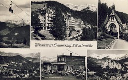 Höhenkurort  Semmering. 1000 M  Seehohe, 2 Scans - Semmering