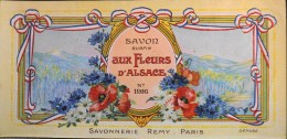 ETIQUETTE ANCIENNE - SAVON Surfin Aux FLEURS D'ALSACE N° 1916 - Savonnerie REMY - Paris - En Bon Etat - - Etiketten