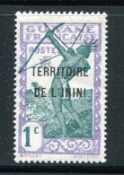 ININI- Y&T N°1- Neuf Avec Charnière * - Unused Stamps