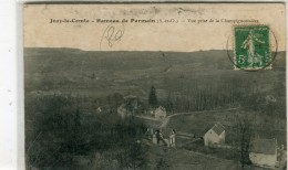 CPA 95   JOUY LE COMTE  HAMEAU DE PARMAIN VUE PRISE DE LA CHAMPIGNONNIERE 1913 - Parmain