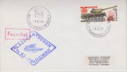 Russia 1986 M/s Azerbaydzhan Cover Ca Hammersfest  28.07.86 (30619) - Andere & Zonder Classificatie