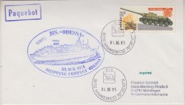 Russia 1985 M/s Odessa Cover Ca Hammersfest  4-06-85 (30621) - Altri & Non Classificati