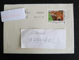 FRANCE MONTIMBRAMOI COLLECTOR VACHE AUBRAC - FLAMME TOSHIBA CODE ROC 39825A SAINT ALBAN PPDC HAUTE GARONNE - Other & Unclassified