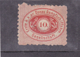 ERSTE K.K.PR. DONAU-DAMPFSCHIFFAHRT - GESELLASCHAFT - Unused Stamps