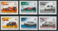 HUNGARY 1986 TRANSPORT Cars AUTOMOBILES - Fine Set MNH - Ungebraucht