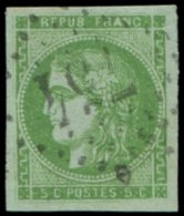 42B   5c. Vert Jaune, R II, Obl. GC 754, Frappes Légères, TB/TTB - Autres & Non Classés