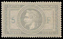 33A 5f. Violet-gris, 5 Et F En BLEU, Ch. Légère, Grande Fraîcheur, TTB - Other & Unclassified