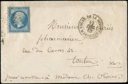 14B  20c. Bleu, T II, Obl. 1896 S. Env., Càd ESCAD DE LA MEDITee MARSEILLE 12/12/62, Superbe - Autres & Non Classés