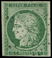 2b   15c. Vert Foncé, Oblitéré ETOILE, TB. C - Altri & Non Classificati