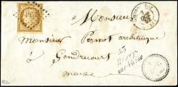 1    10c. Bistre Jaune, Obl. PC 1937 S. LAC, Càd T15 GONDRECOURT 7/10/52, Cursive 53/MAXEY/SUR VAISE Et Dateur B - Other & Unclassified